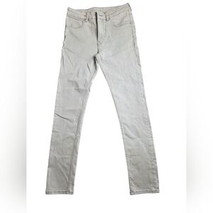 & DENIM | Light Gray Denim Skinny Jeans | Size 16